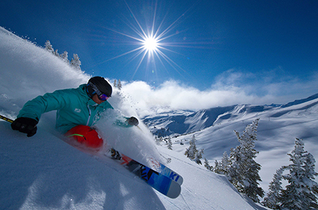 Chris Winter on Whistler Mountain.