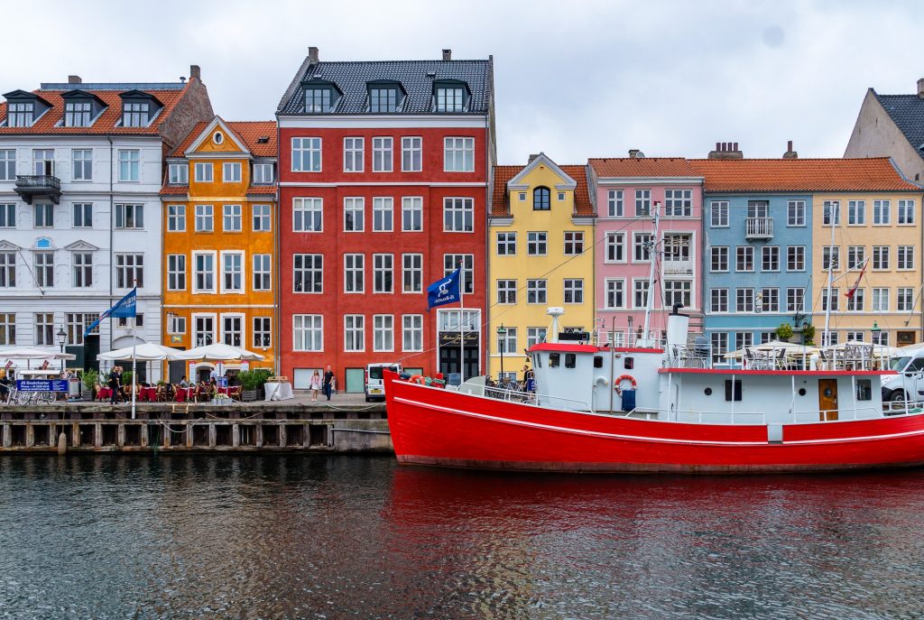 Nyhavn canal. Copenhagen, Denmark