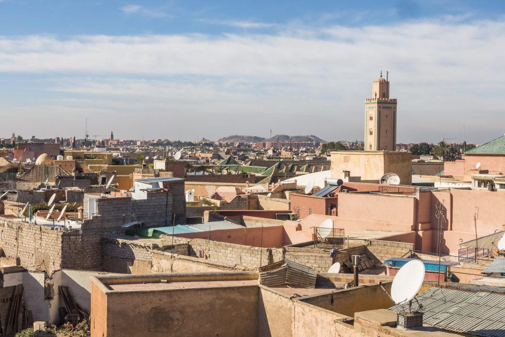 marrakech skyline is a good spring holiday